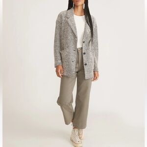 Marine Layer Birdseye blazer Cardigan XL